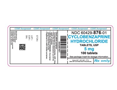 60429 876 01lb   Cyclobenzaprine HCl 5 mg Tabs   Rev Feb 2017